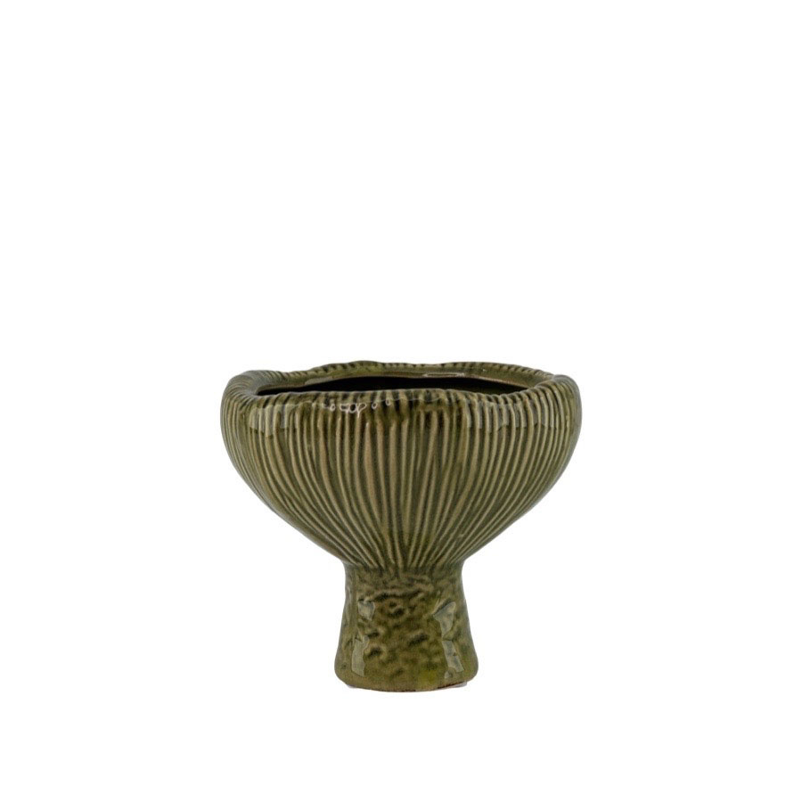 CANDLE HOLDER ORELLA GREEN