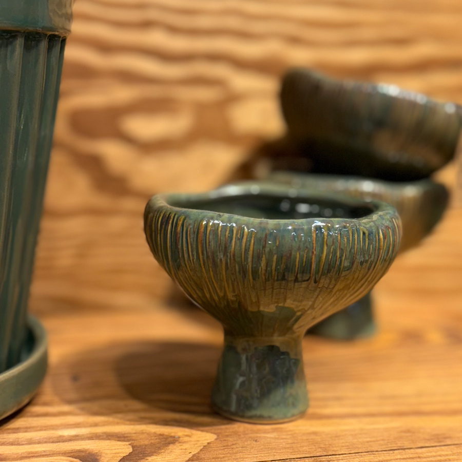 CANDLE HOLDER ORELLA PETROL