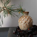 MINI VASE PINJE L BEIGE MINI VASE PINJE L BEIGE