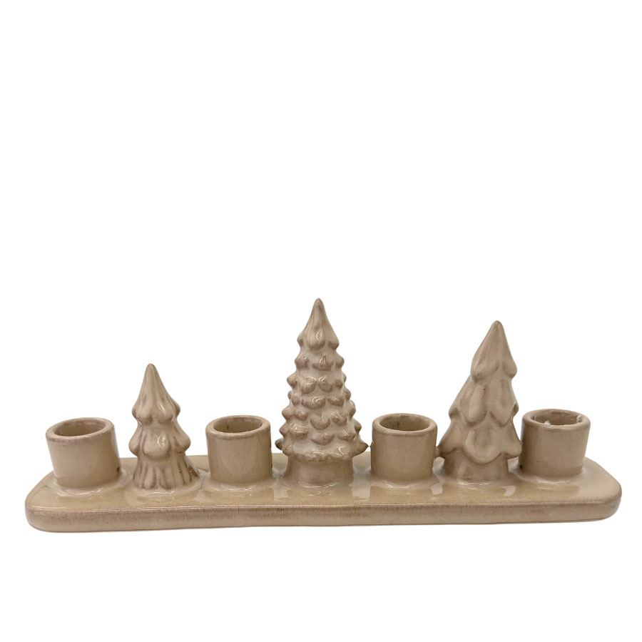 CANDLE HOLDER ADVENT HORIZON BEIGE