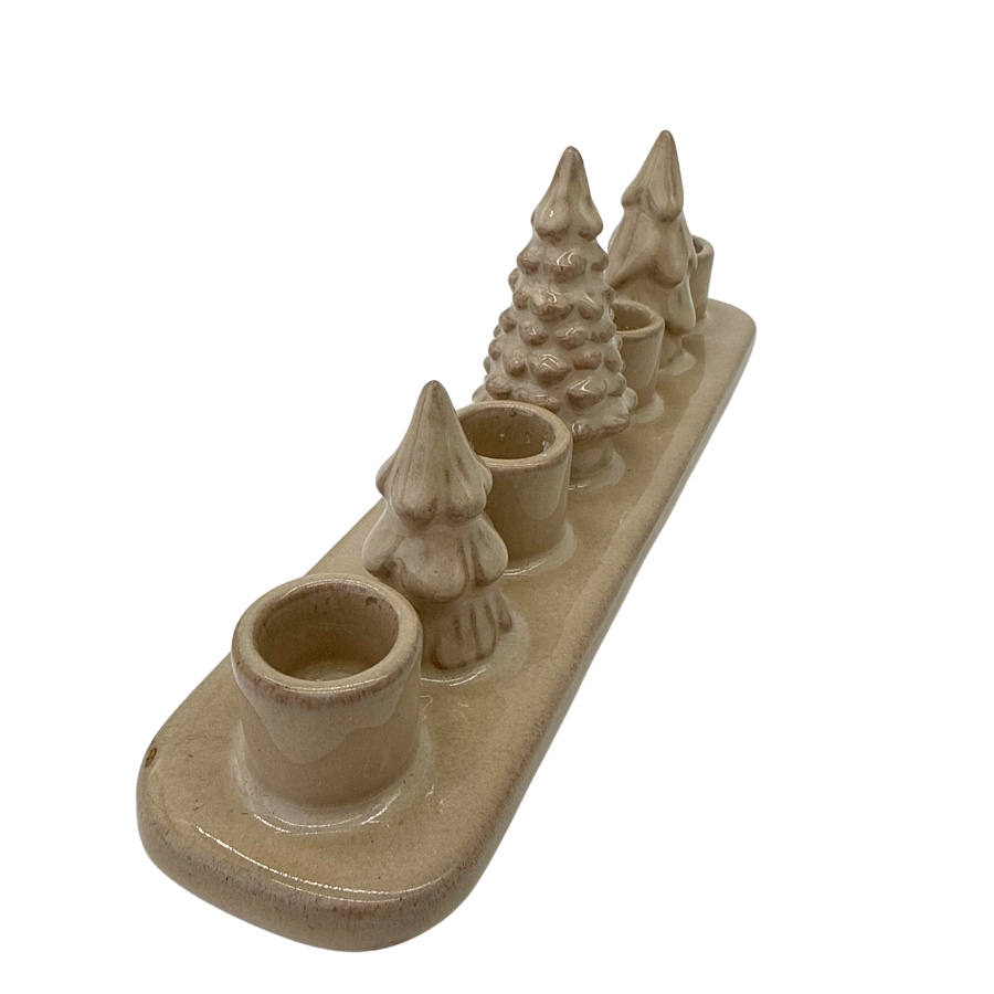 CANDLE HOLDER ADVENT HORIZON BEIGE
