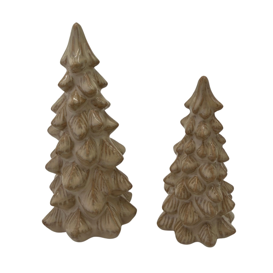 DECORATION HORIZON PINE BEIGE L