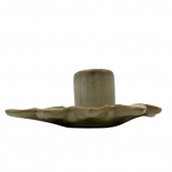 CANDLE HOLDER OAK LEAF BEIGE CANDLE HOLDER OAK LEAF BEIGE