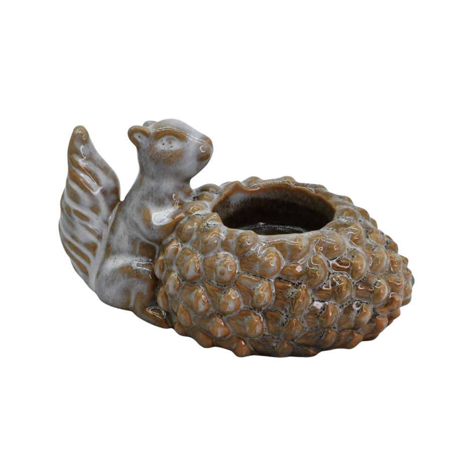 CANDLE HOLDER CHUBBY CHEEK BEIGE