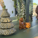 CANDLE HOLDER PINECONE BUDDY BROWN CANDLE HOLDER PINECONE BUDDY BROWN