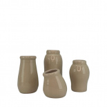 MINI VASE WONKY 4set CREAM MINI VASE WONKY 4set CREAM