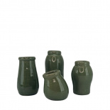 MINI VASE WONKY 4set GREEN MINI VASE WONKY 4set GREEN