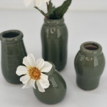 MINI VASE WONKY 4set GREEN MINI VASE WONKY 4set GREEN