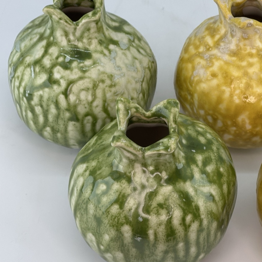 VASE POMEGRANATE GREEN