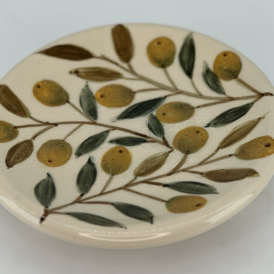 CAKE PLATE OLIVE