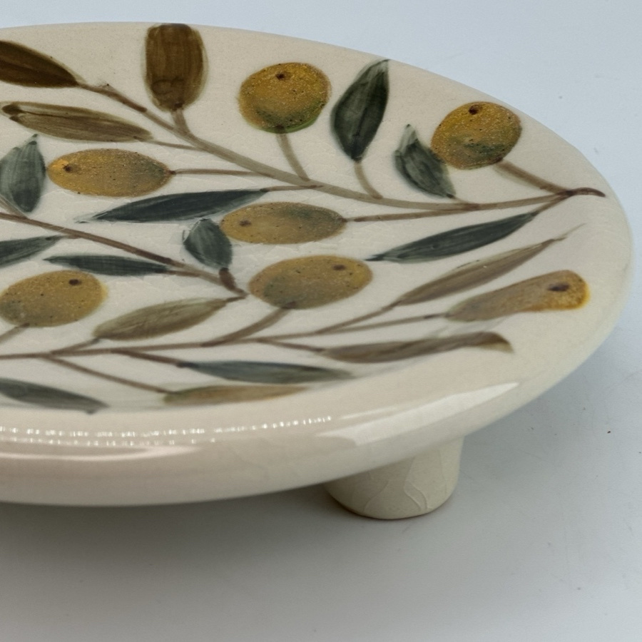CAKE PLATE OLIVE