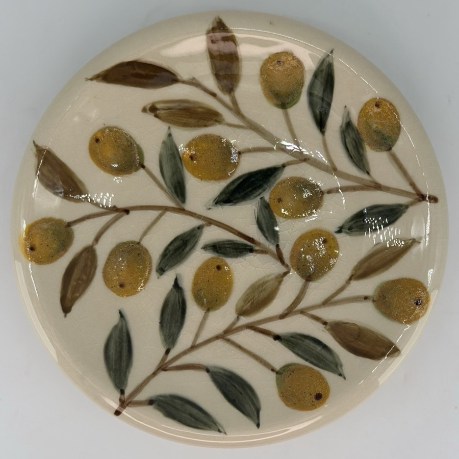 CAKE PLATE OLIVE
