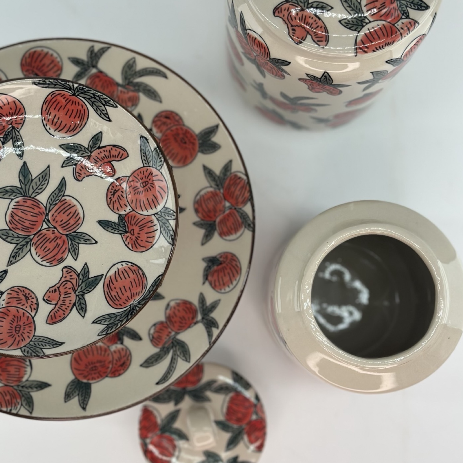 CAKE PLATE POMEGRANATE S