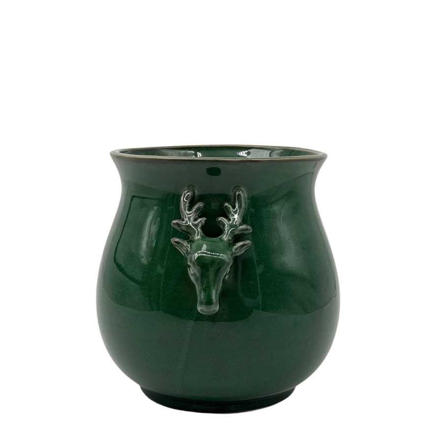 POT REINDEER GREEN L