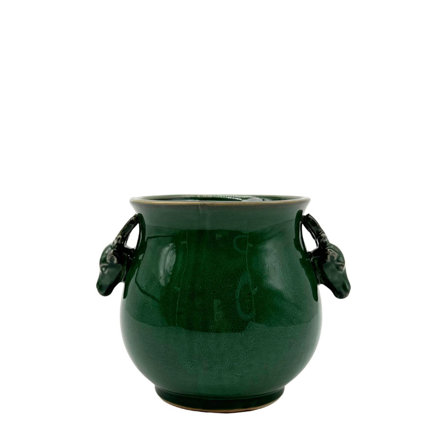 POT REINDEER GREEN S