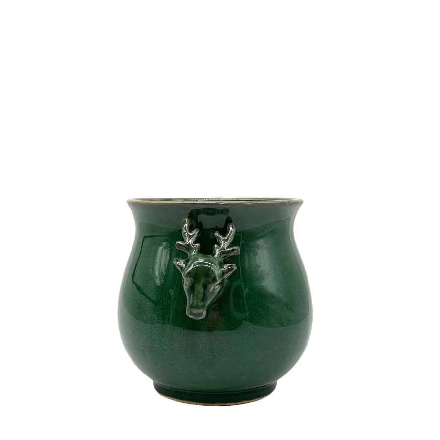 POT REINDEER GREEN S