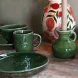 CANDLE HOLDER MOSSY GREEN CANDLE HOLDER MOSSY GREEN