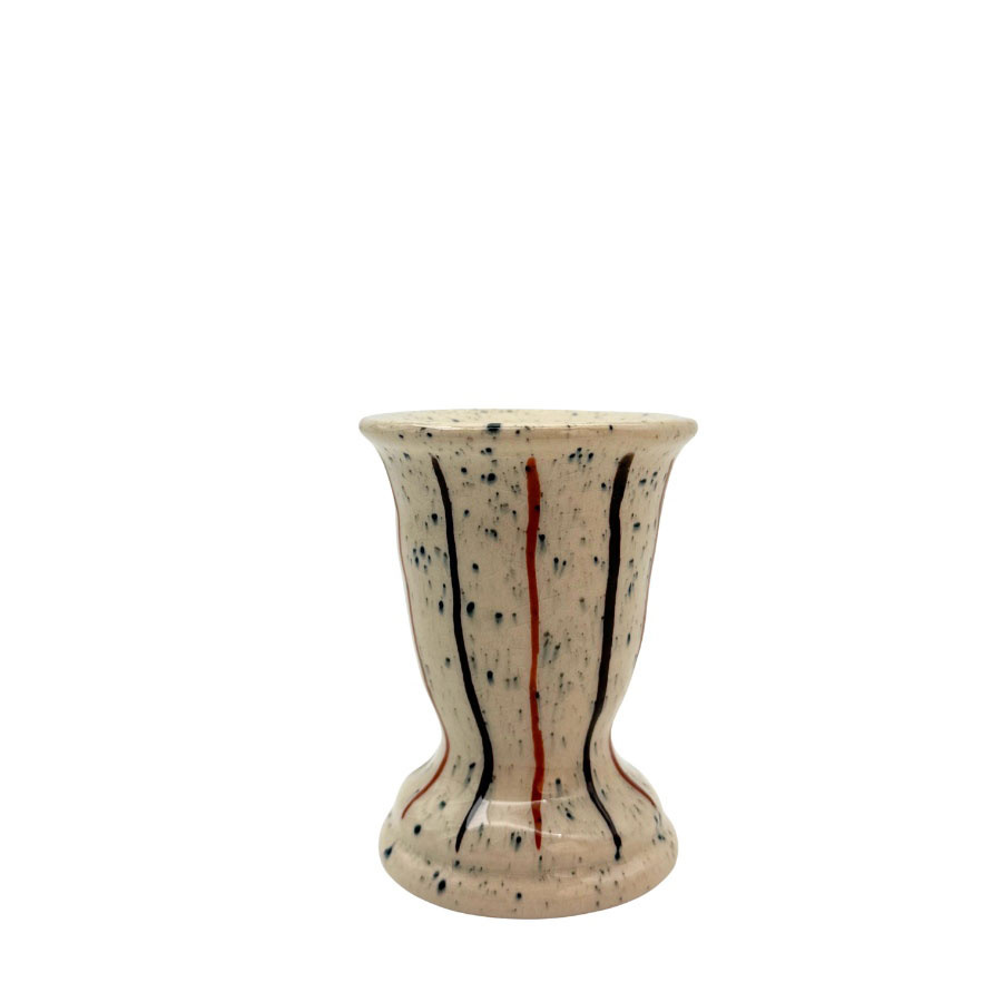 CANDLE HOLDER STRIPE CONICAL
