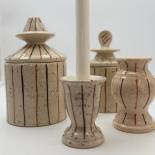 CANDLE HOLDER STRIPE CONICAL CANDLE HOLDER STRIPE CONICAL