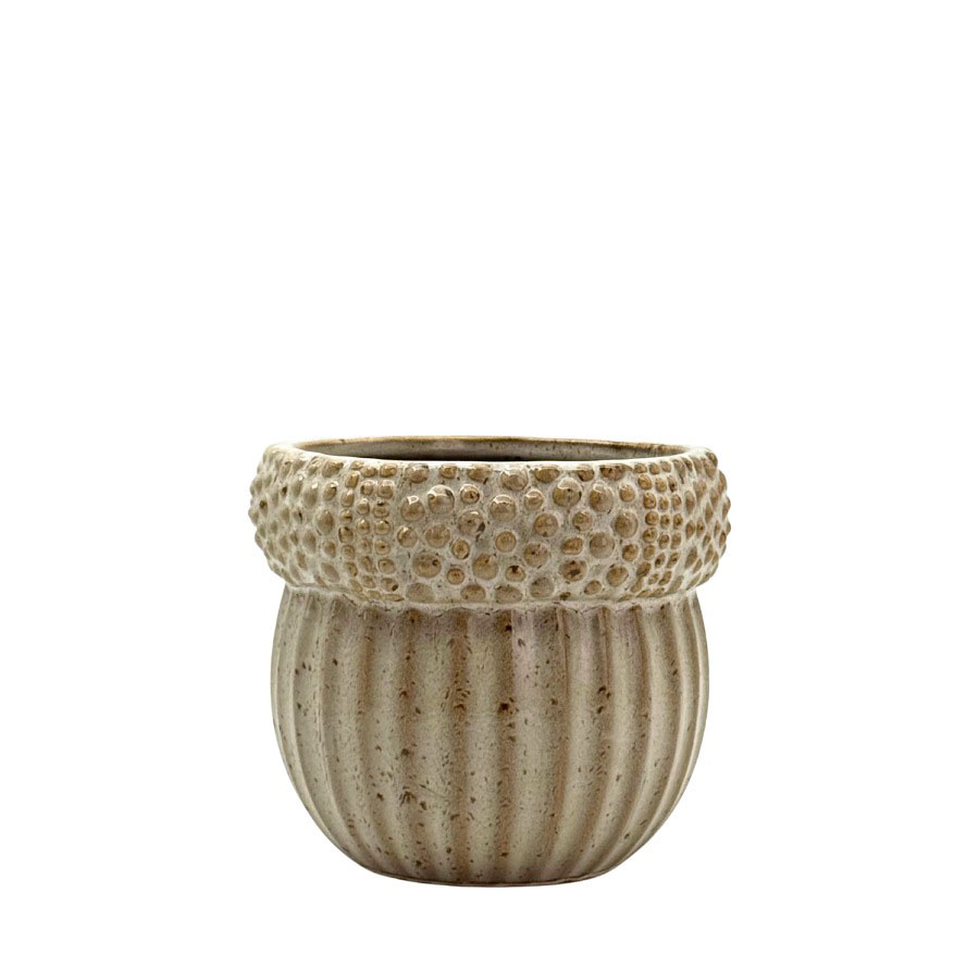 POT ACORN M BEIGE