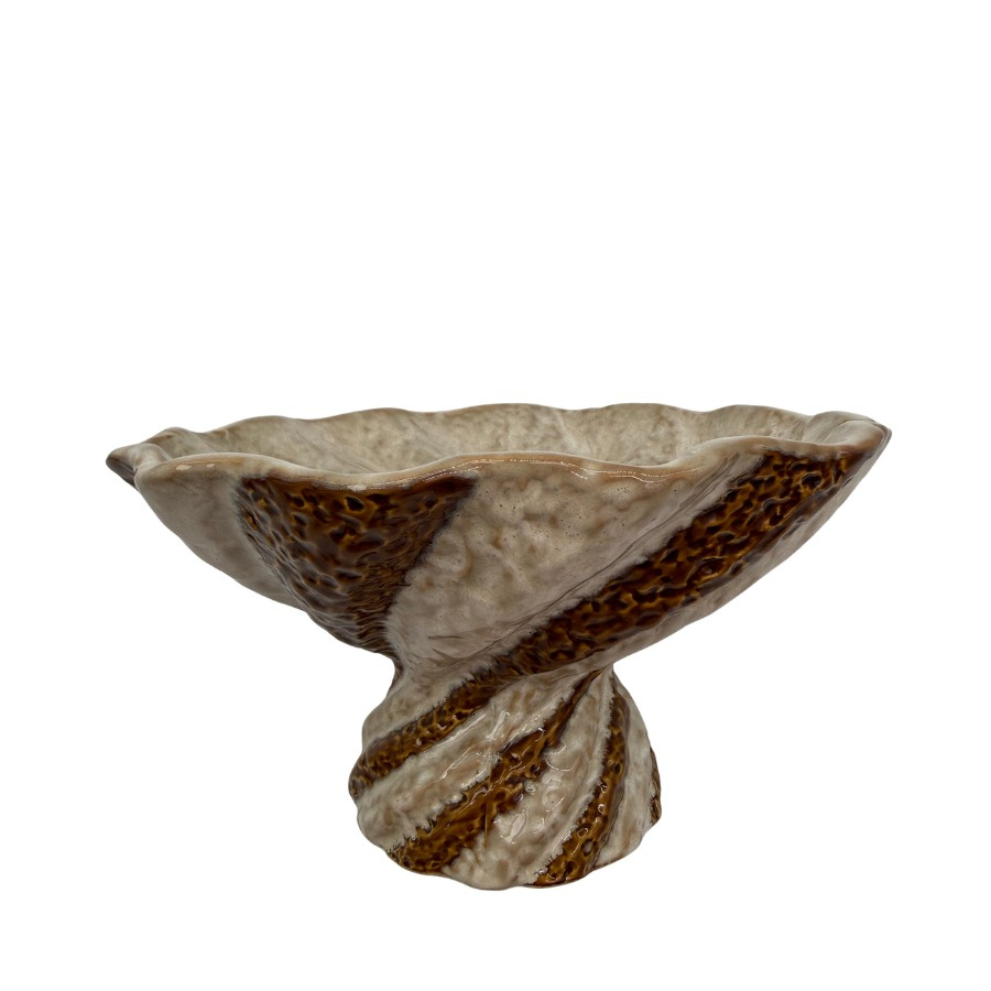 BOWL CHA STRIPED CREAM S