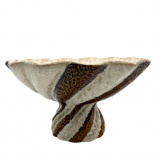 BOWL CHA STRIPED CREAM L BOWL CHA STRIPED CREAM L