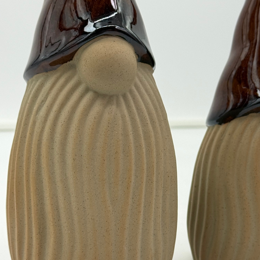 DECORATION GNOME BROWN L