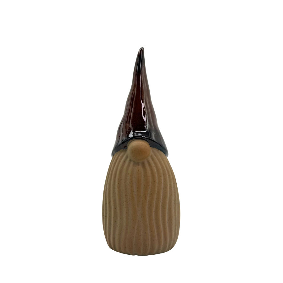 DECORATION GNOME BROWN M