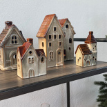 LIGHT HOLDER TINY HOUSE COTTAGE LIGHT HOLDER TINY HOUSE COTTAGE