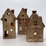 LIGHT HOLDER TINY HOUSE COTTAGE LIGHT HOLDER TINY HOUSE COTTAGE