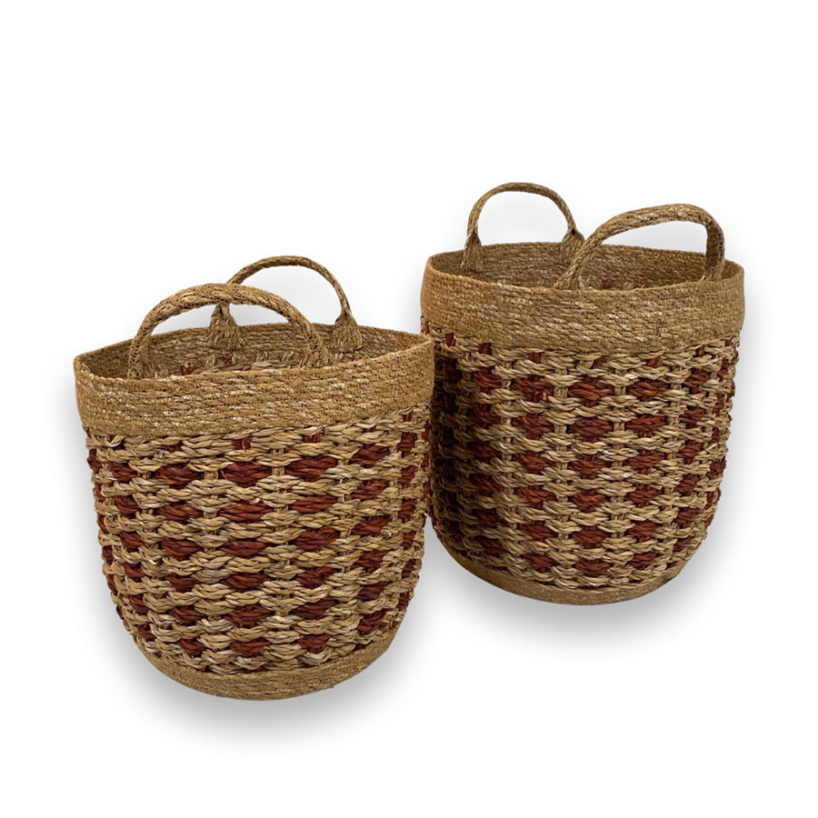BASKET THARU RED 2set