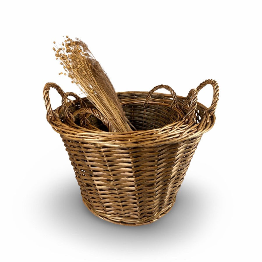 BASKET WILLOW 3SET