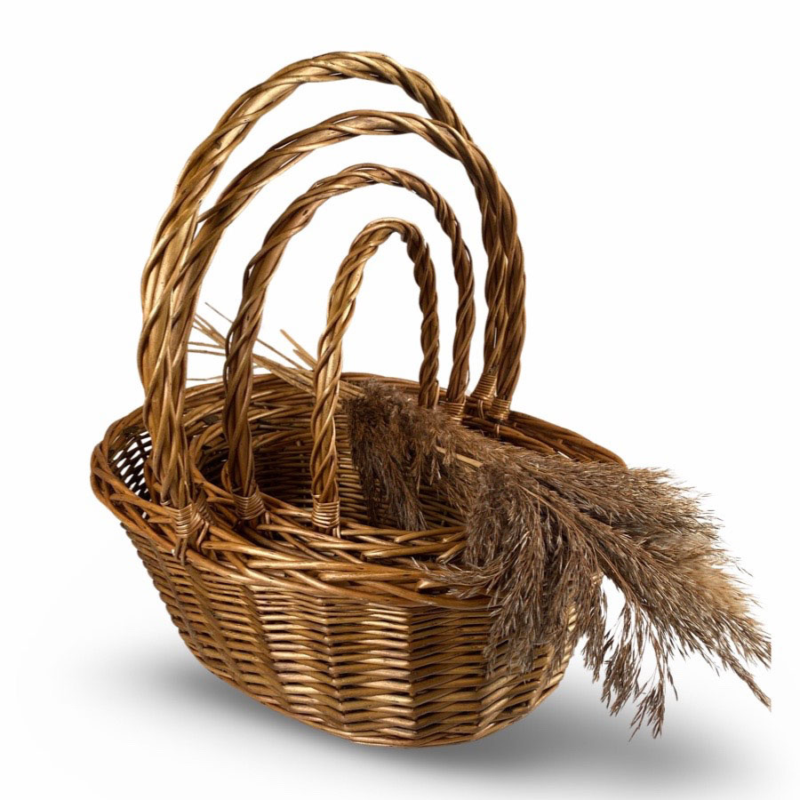BASKET WILLOW PICNIC 4SET