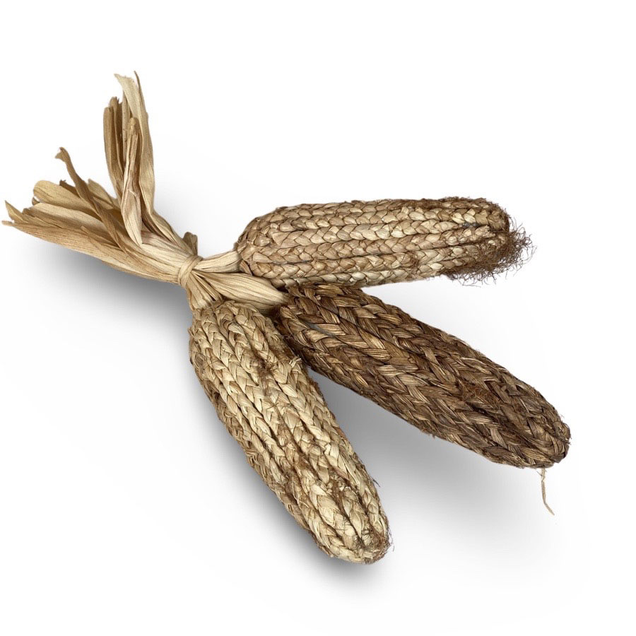 DECORATION BRAIDED CORN 3 SET