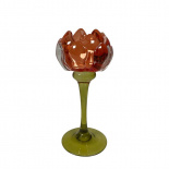 CANDLE HOLDER PROTEA ORANGE S CANDLE HOLDER PROTEA ORANGE S