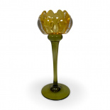 CANDLE HOLDER PROTEA LARGE LIGHT-YELLOW CANDLE HOLDER PROTEA LARGE LIGHT-YELLOW