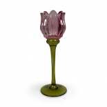 CANDLE HOLDER TULIP PINK L CANDLE HOLDER TULIP PINK L