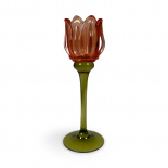 CANDLE HOLDER TULIP ORANGE L CANDLE HOLDER TULIP ORANGE L