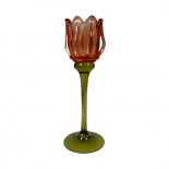 CANDLE HOLDER TULIP ORANGE L CANDLE HOLDER TULIP ORANGE L