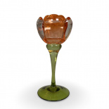 CANDLE HOLDER ROSE ORANGE CANDLE HOLDER ROSE ORANGE