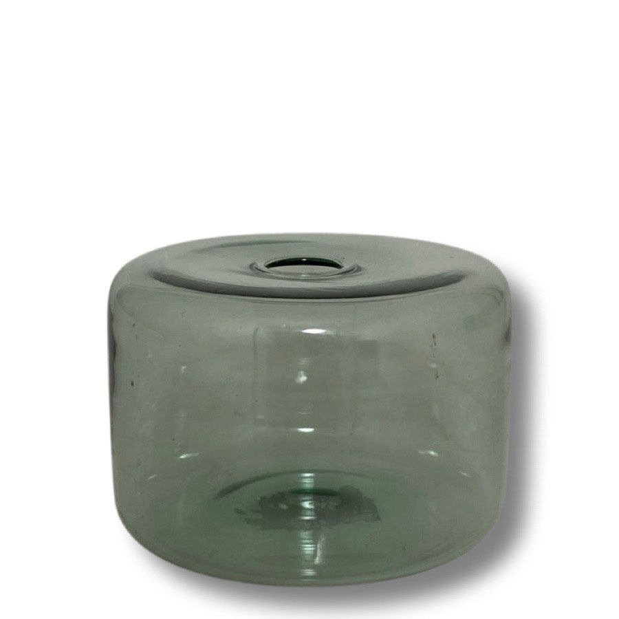 MINI VASE CECILE SMOKED GREEN