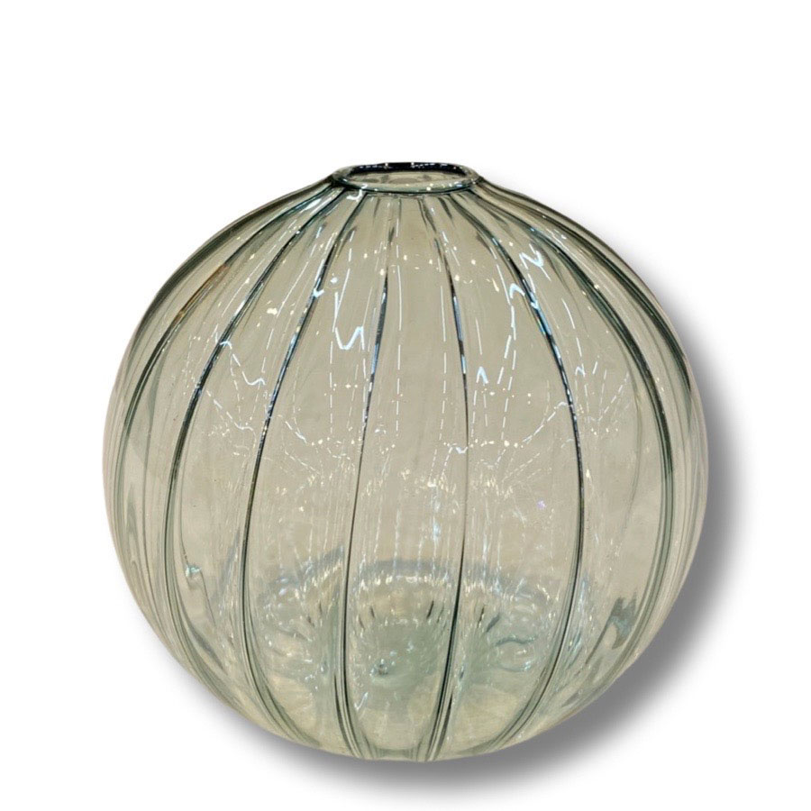 MINI VASE SYBIL SMOKED GREEN