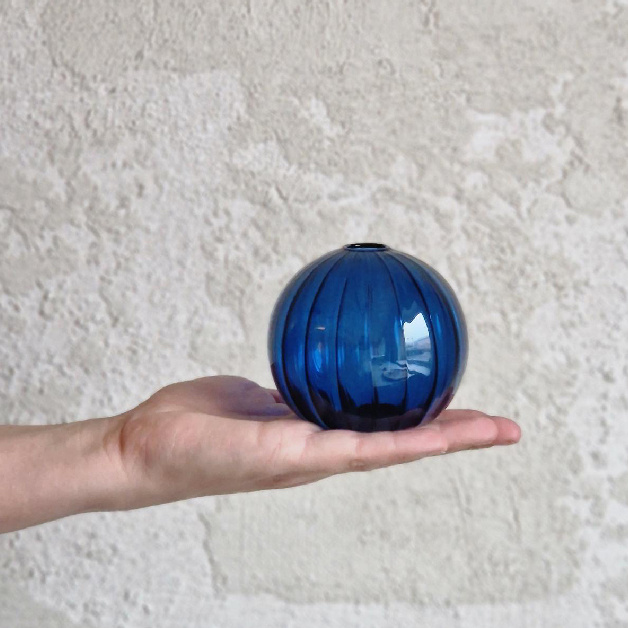 MINI VASE SYBIL DARK BLUE