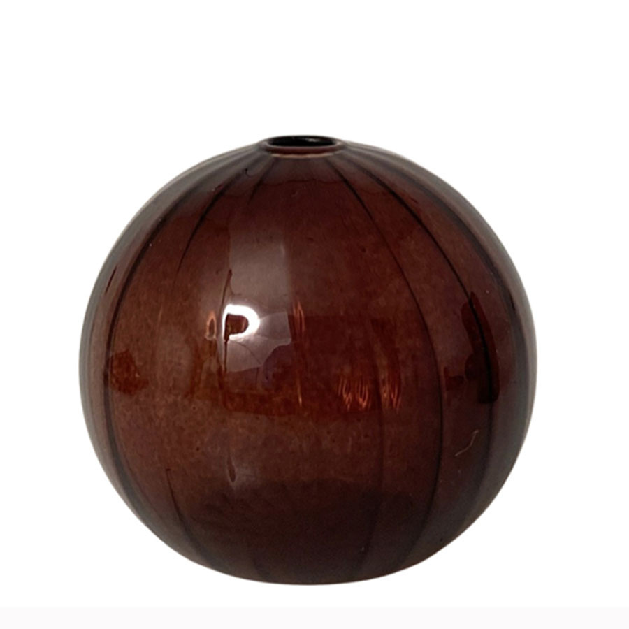 MINI VASE SYBIL DARK BROWN