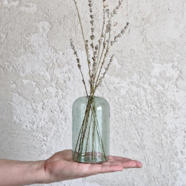 MINI VASE PHINE SMOKED GREEN