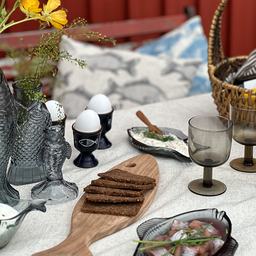 CANDLE HOLDER PISCA SLATE