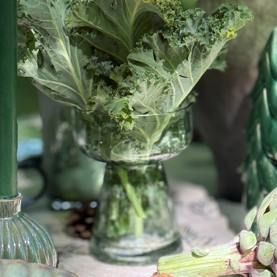 GLASS VASE AMI MINT S