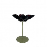CANDLE HOLDER PETAL BURGUNDY S CANDLE HOLDER PETAL BURGUNDY S