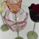 CANDLE HOLDER TULIA PINK S CANDLE HOLDER TULIA PINK S
