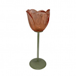 CANDLE HOLDER TULIA ORANGE L CANDLE HOLDER TULIA ORANGE L
